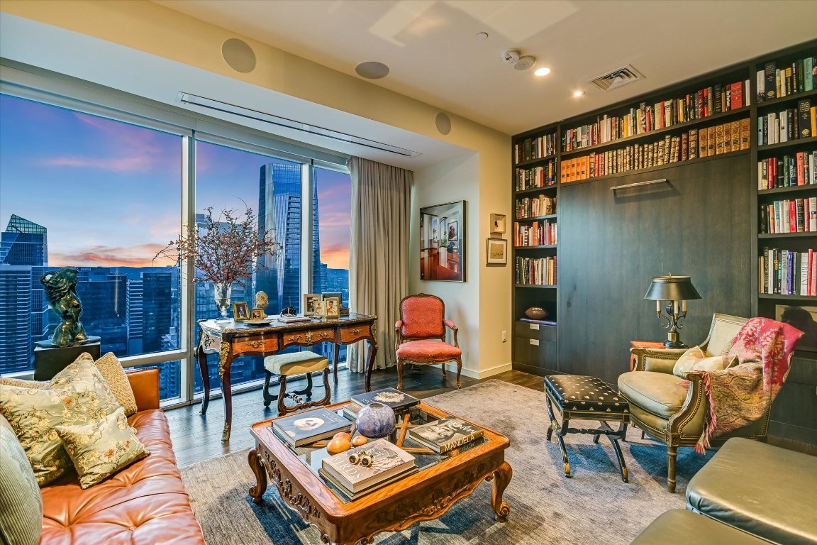 200 Congress Avenue, Unit 35AC Austin, TX 78701 - Photo 18 of 40 This room was thoughtfully designed for flexibility. A cozy den for day-to-day use.