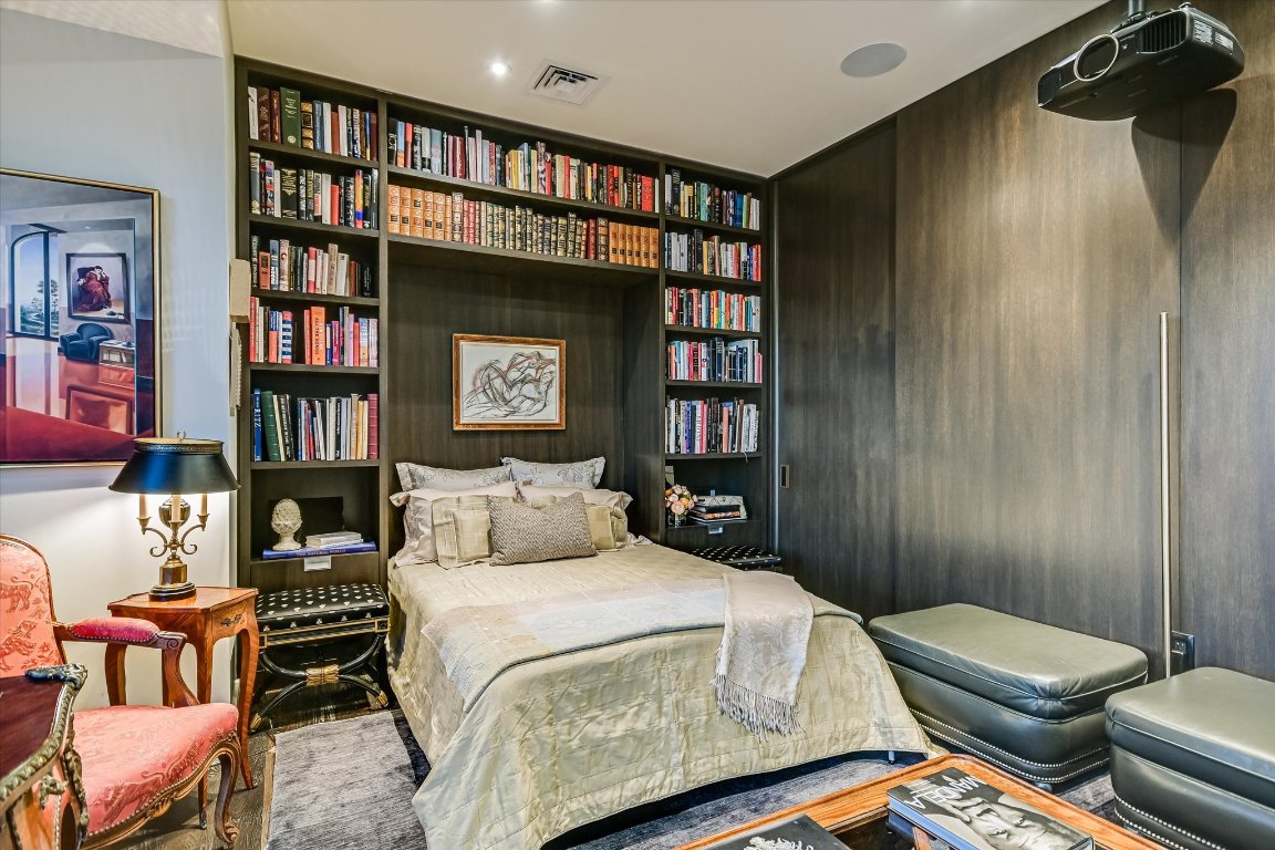 200 Congress Avenue, Unit 35AC Austin, TX 78701 - Photo 20 of 40 This room can transform into a third bedroom with a Murphy bed and direct access to a full bathroom.