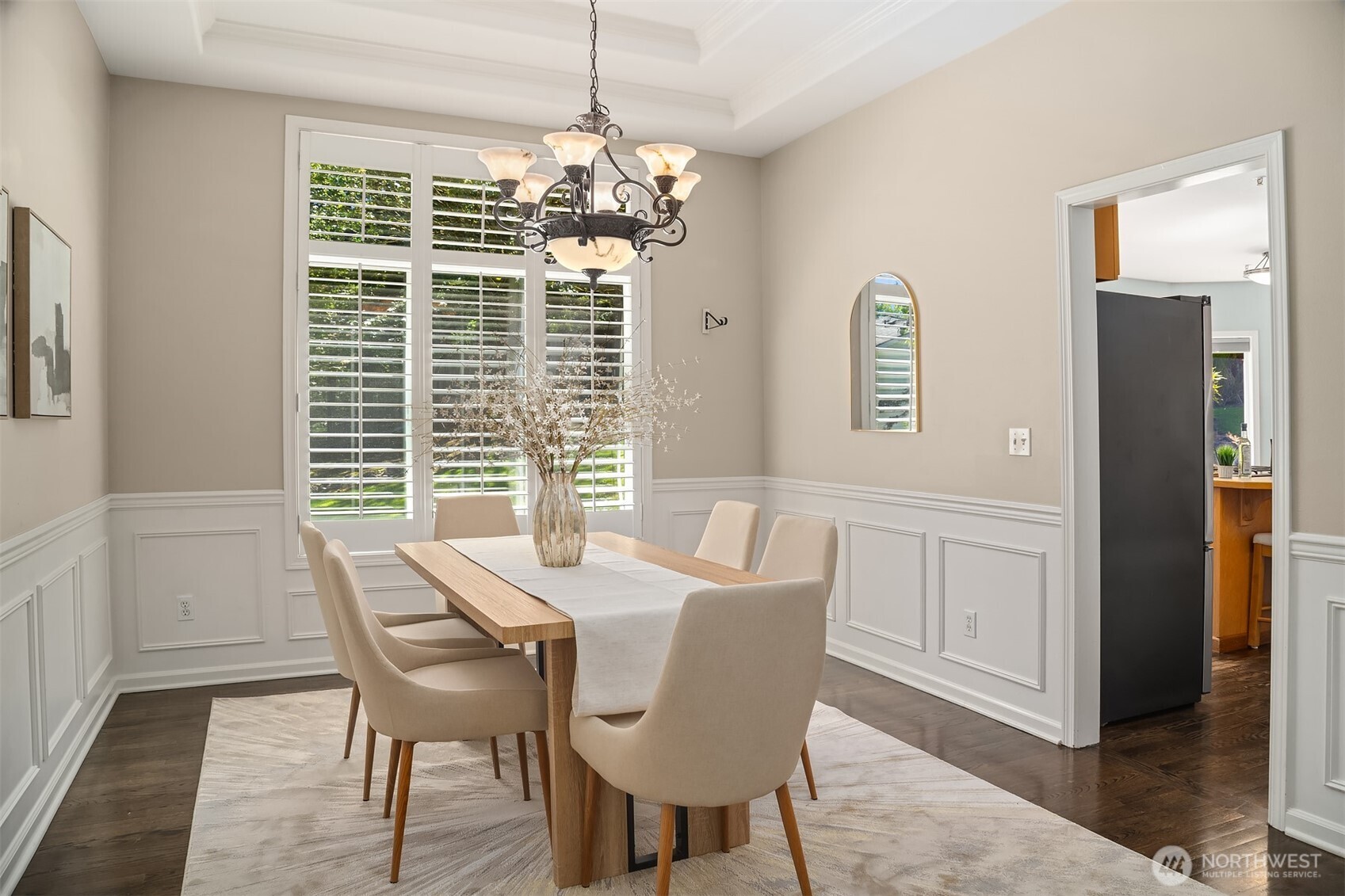 328 210 Street Southeast Bothell, WA 98021 - Photo 8 of 38 a view of a dining room with furniture window and wooden floor