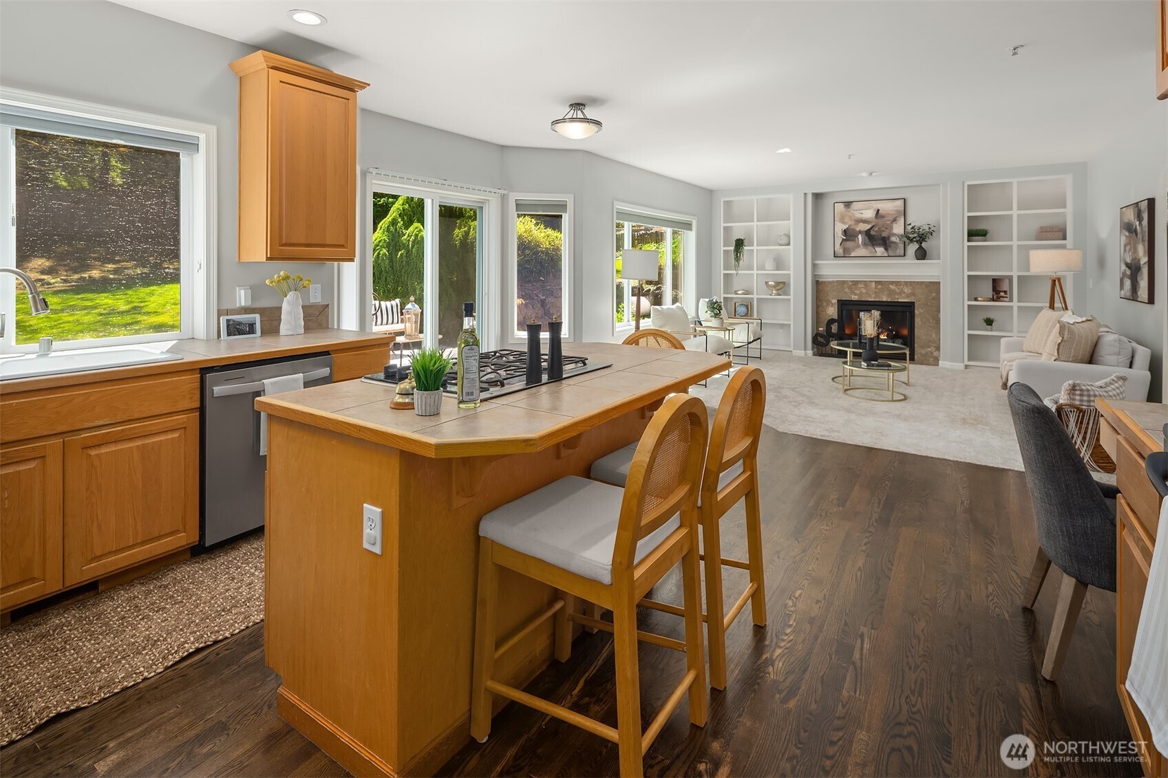 328 210 Street Southeast Bothell, WA 98021 - Photo 10 of 38 a dining room with furniture window and wooden floor