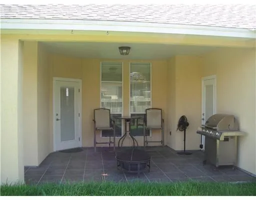 a view of outdoor space with seating area