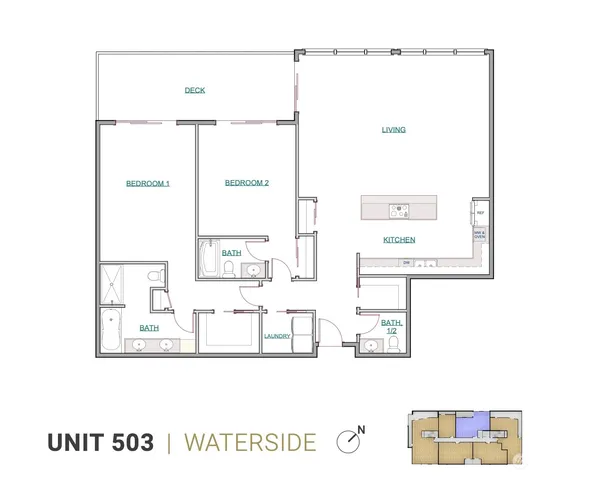 $1,260,000 | 1025 Granary Avenue, Unit 503, Bellingham, WA 98225