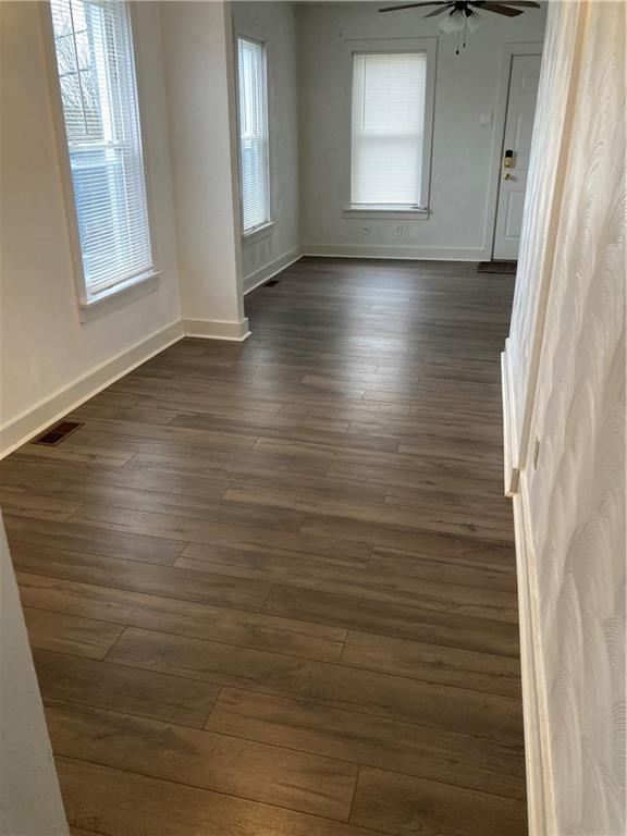 3200-3202 Willett Road Pittsburgh, PA 15227 - Photo 23 of 46 an empty room with wooden floor and windows