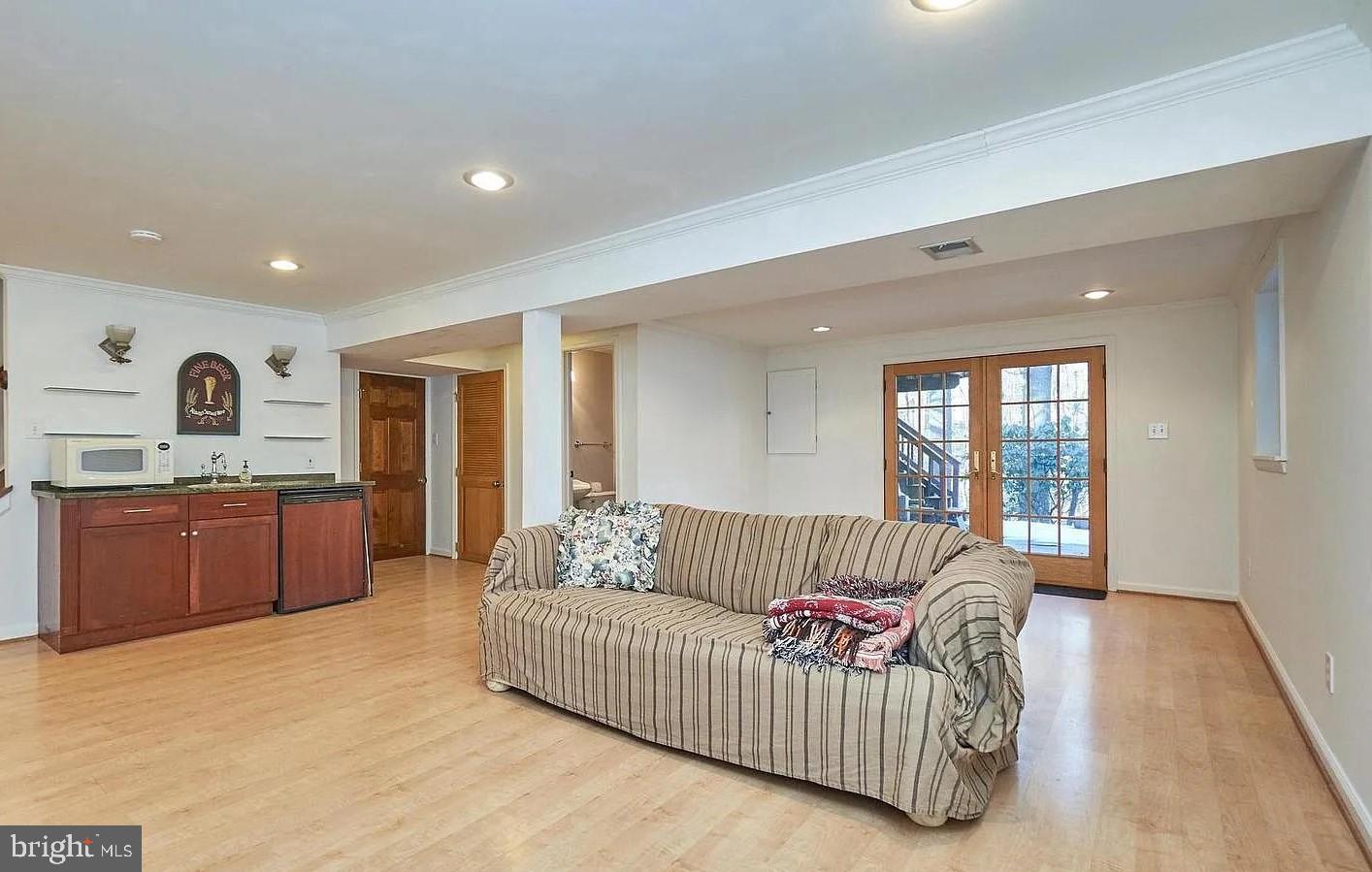 11312 Myrtle Lane Reston, VA 20191 - Photo 20 of 23 Fully finished basement includes minibar