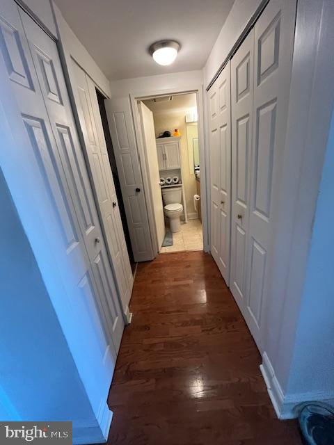 2001 Hamilton Street, Unit 1920 Philadelphia, PA 19130 - Photo 8 of 24 a view of a hallway with wooden floor
