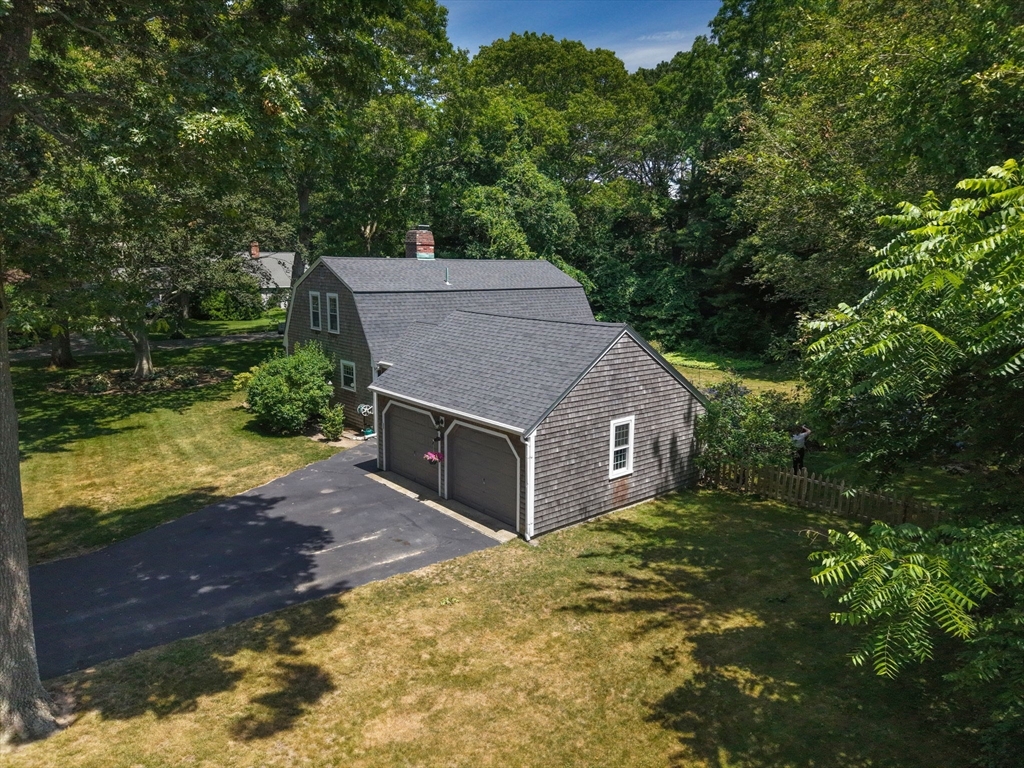 2 Jonathan Lane Sandwich, MA 02563 - Photo 4 of 38 a aerial view of a house with a yard and large tree