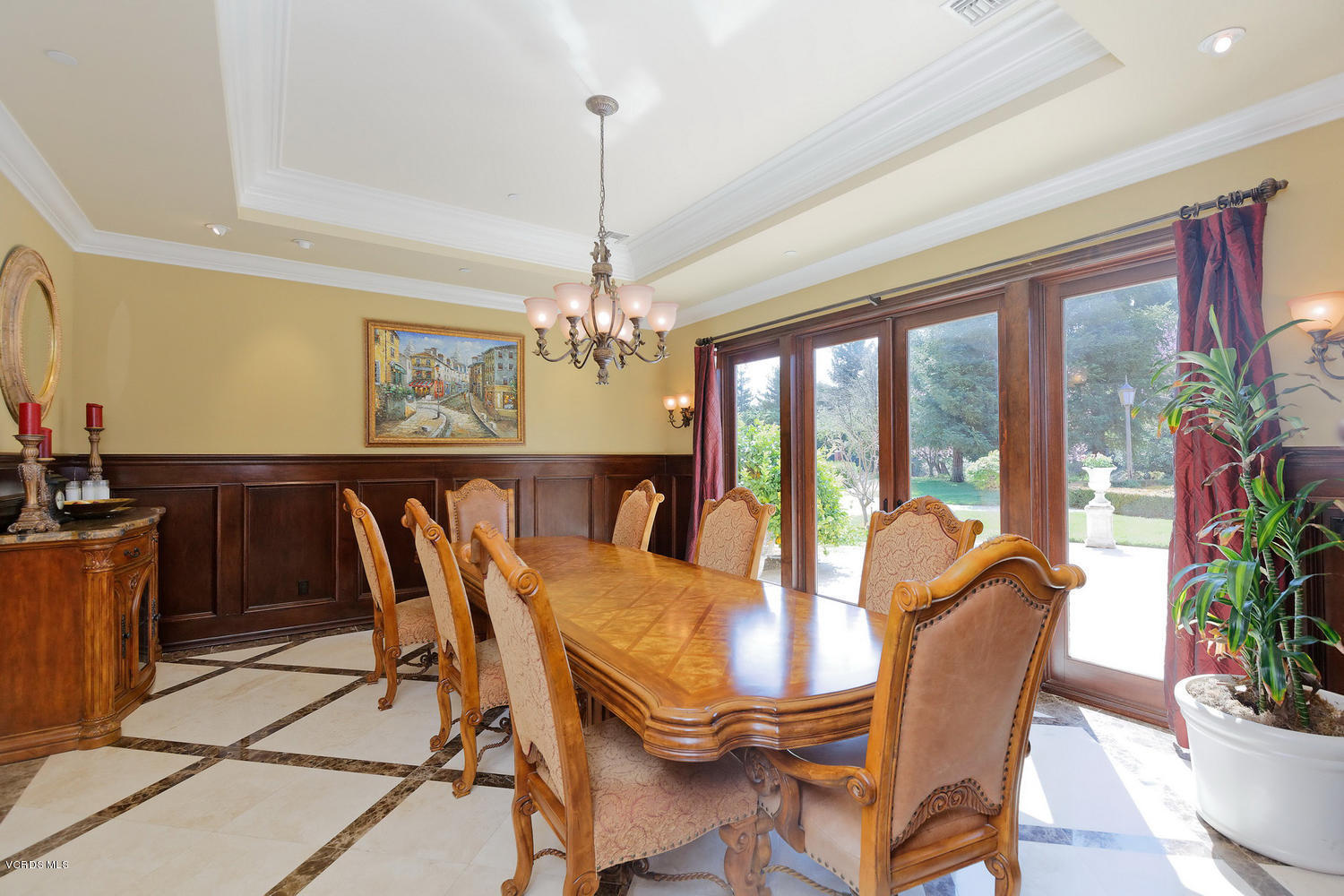 110 West Potrero Road Thousand Oaks, CA 91361 - Photo 12 of 33 a view of a dining room with furniture window and wooden floor