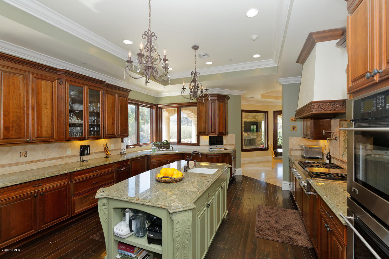 110 West Potrero Road Thousand Oaks, CA 91361 - Photo 14 of 33 a kitchen with a sink a counter space and stainless steel appliances