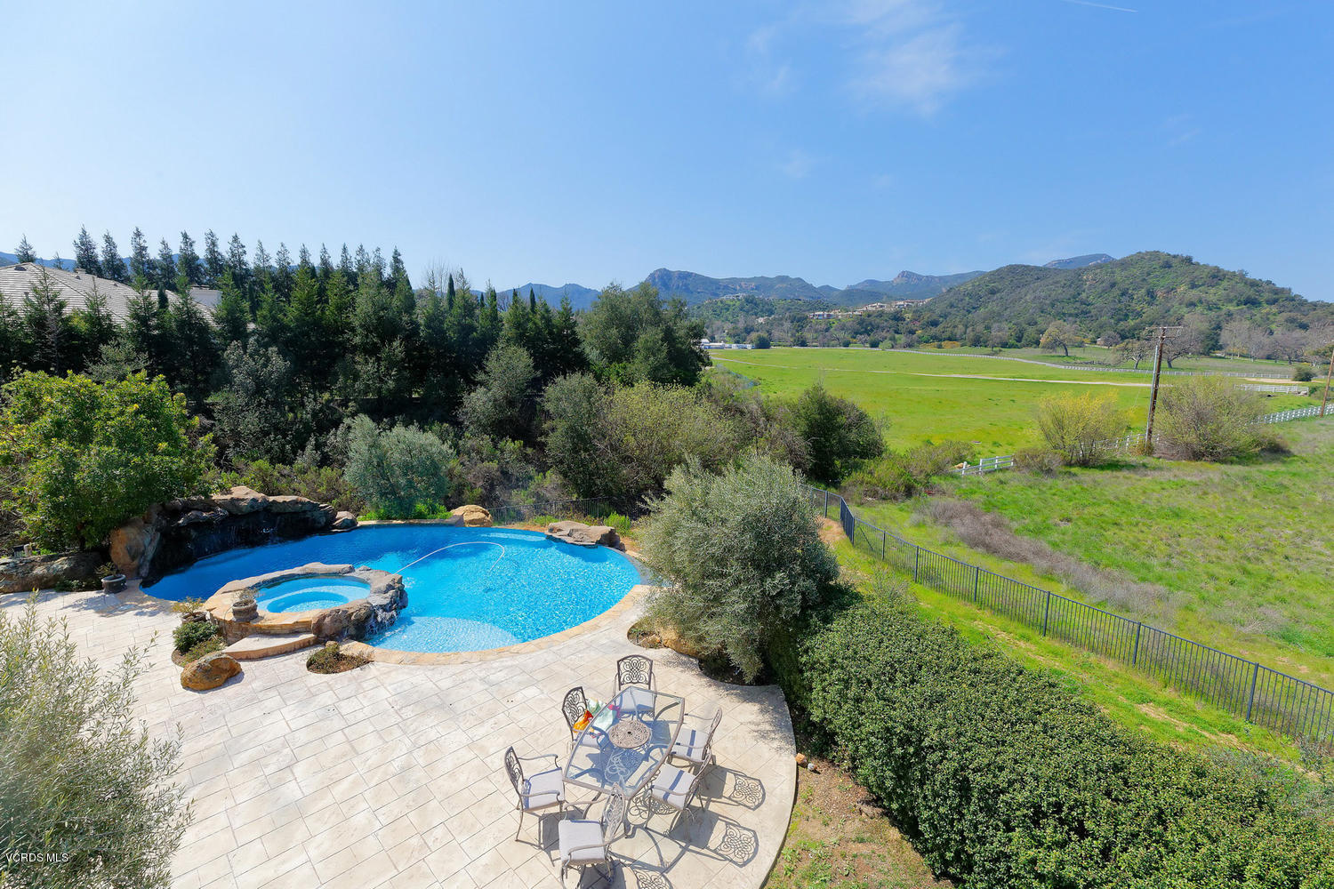 110 West Potrero Road Thousand Oaks, CA 91361 - Photo 21 of 33 a view of a swimming pool and lake view