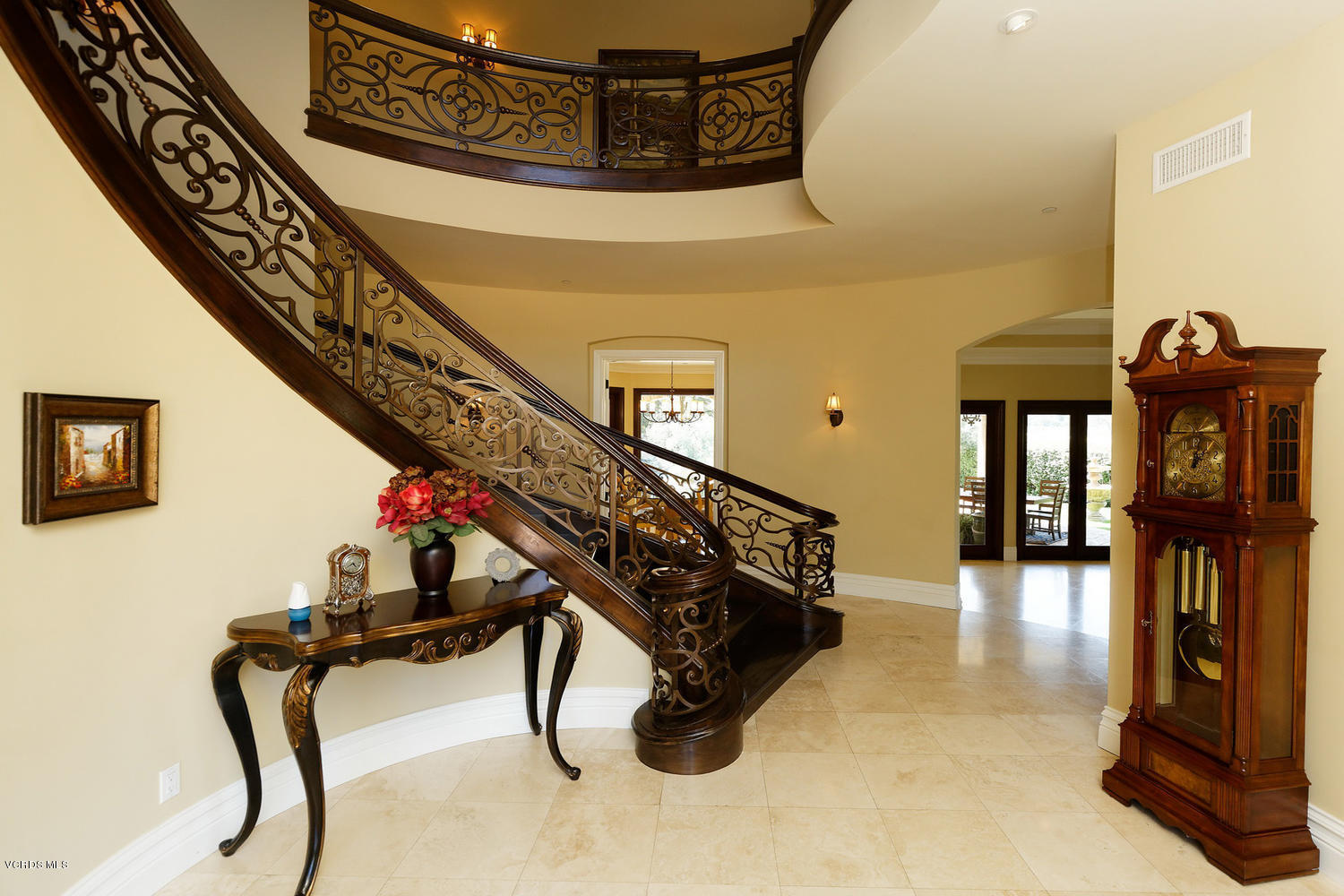 110 West Potrero Road Thousand Oaks, CA 91361 - Photo 5 of 33 a view of entryway wih livingroom and stairs