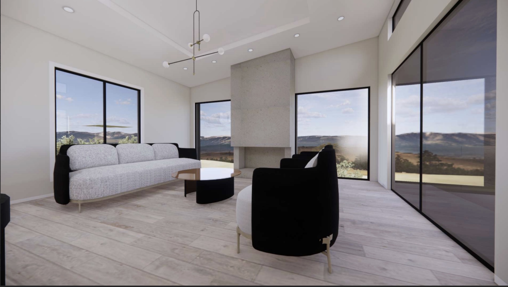 4106 Outpost Trace Lago Vista, TX 78645 - Photo 12 of 40 a living room with furniture potted plant and a large window