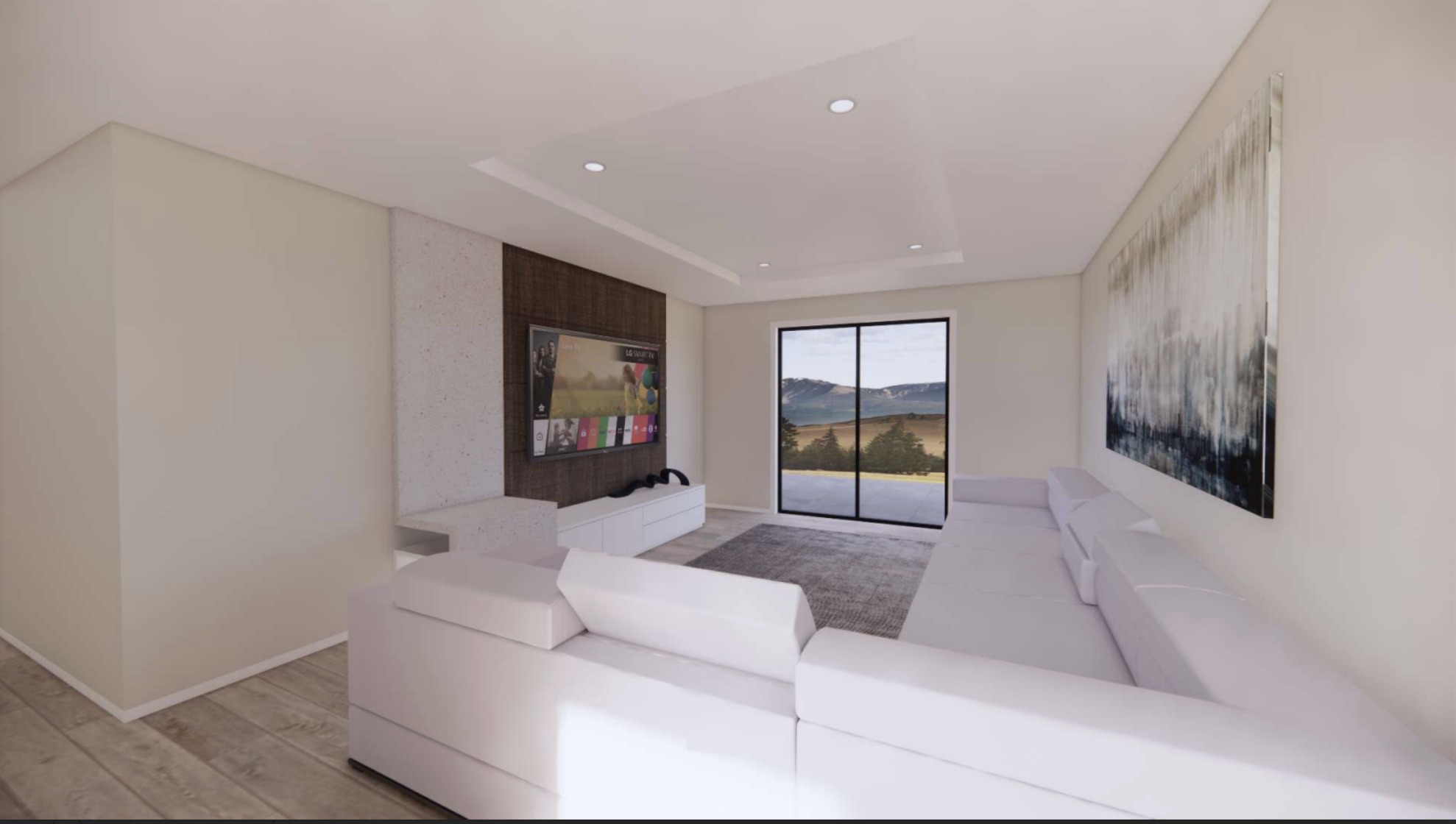 4106 Outpost Trace Lago Vista, TX 78645 - Photo 23 of 40 a living room with furniture and a large window