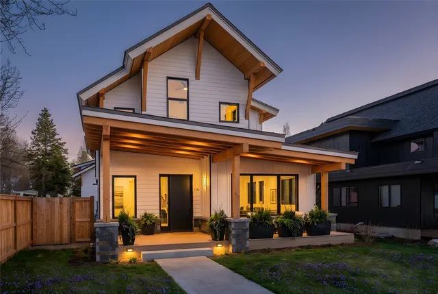 a front view of house with a yard