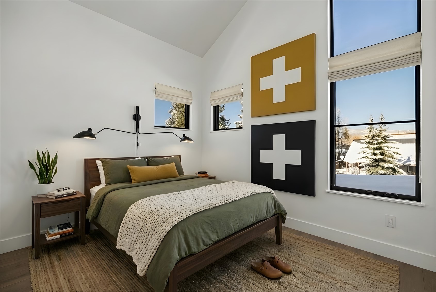 119 Spruce Street Steamboat Springs, CO 80487 - Photo 13 of 38 2nd floor bedroom w/ city views.