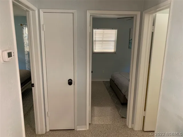 a view of a walk in closet