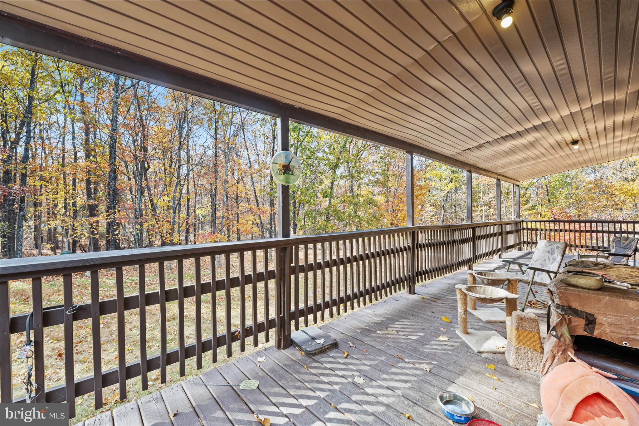 4176 Timber Ridge Road Berkeley Springs, WV 25411 - Photo 38 of 61 a view of a balcony with wooden floor