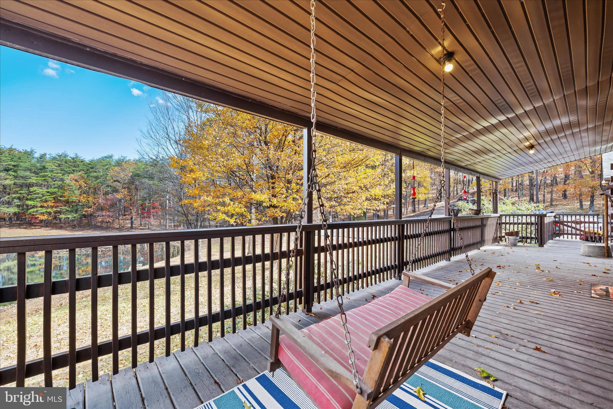 4176 Timber Ridge Road Berkeley Springs, WV 25411 - Photo 7 of 61 a view of a balcony with wooden floor