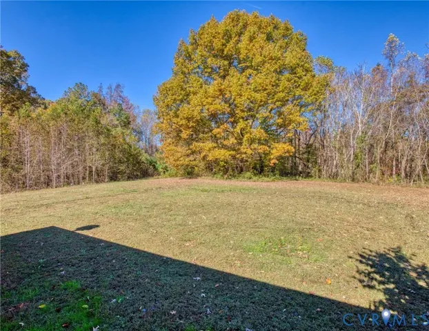 a view of a swimming pool with an outdoor space
