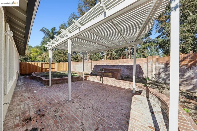 a view of outdoor space with seating area