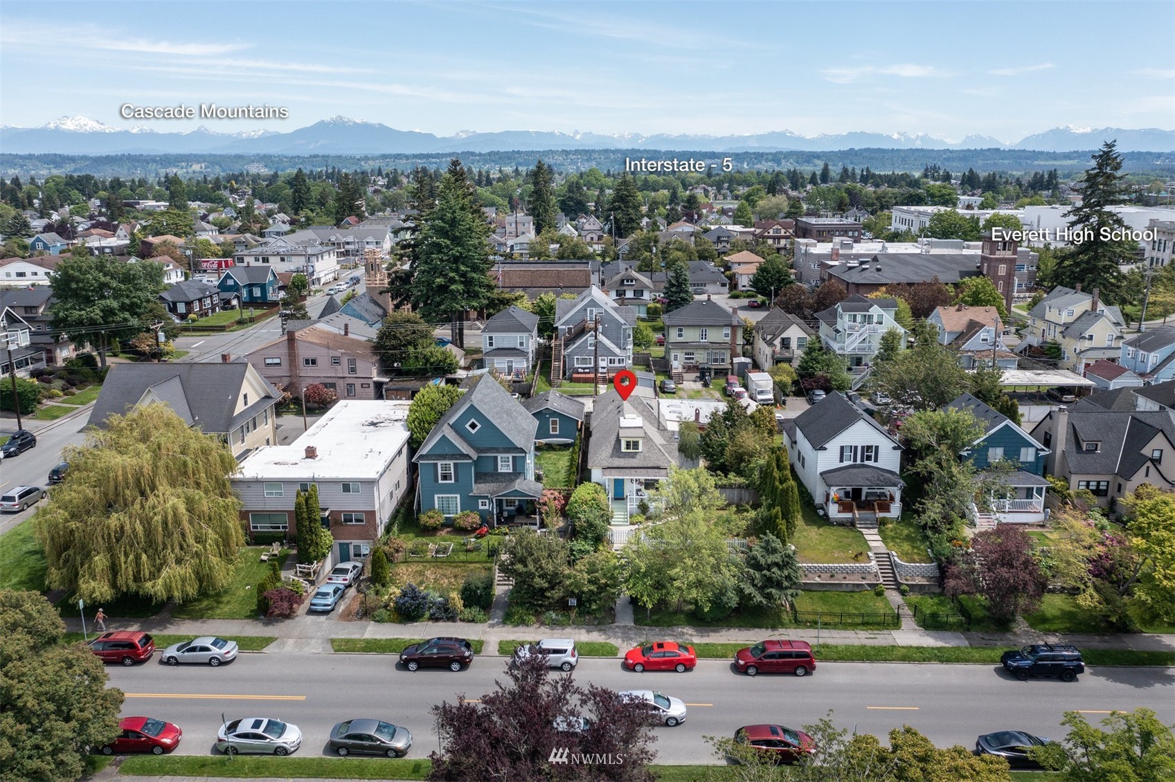 2313 Rucker Avenue Everett, WA 98201 - Photo 5 of 35 an aerial view of a houses with outdoor space