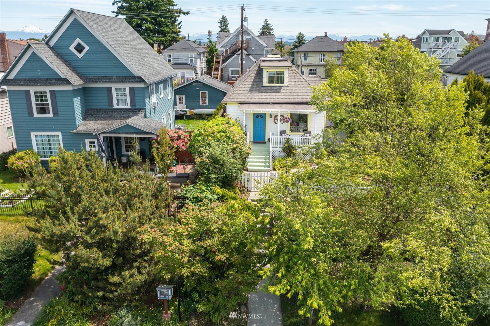 2313 Rucker Avenue Everett, WA 98201 - Photo 7 of 35 a front view of a house with a yard and fountain