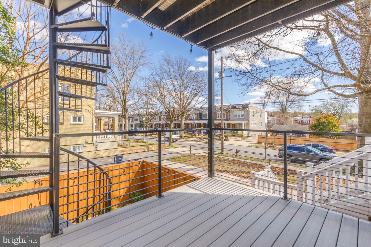 5403 5th Street Northwest, Unit 1 Washington, DC 20011 - Photo 11 of 22 Private deck off of primary bedroom