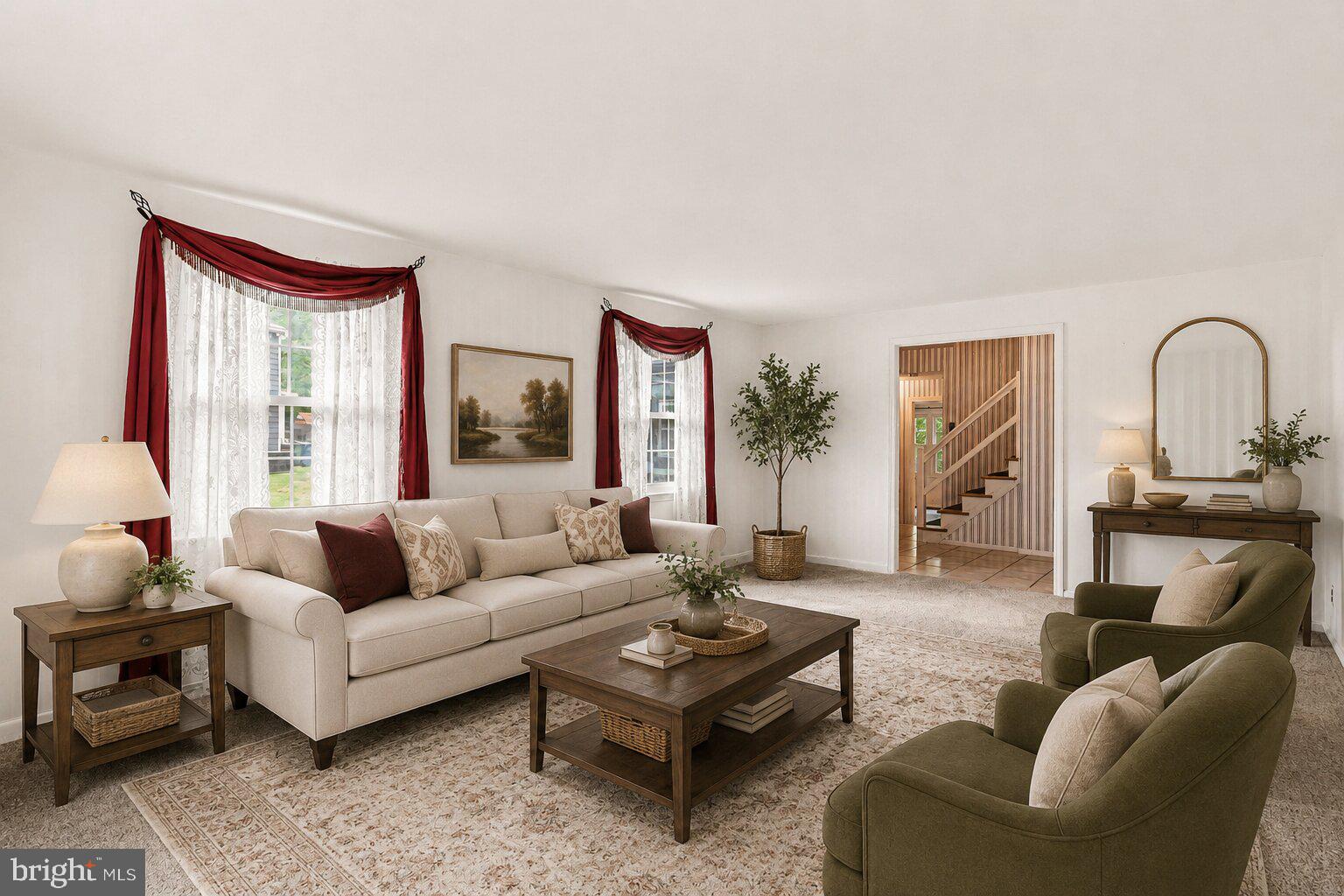 311 Wayland Road Cherry Hill, NJ 08034 - Photo 3 of 62 VIRTUALLY STAGED Living Room
