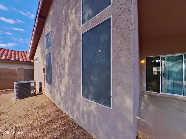 a view of a door of the house