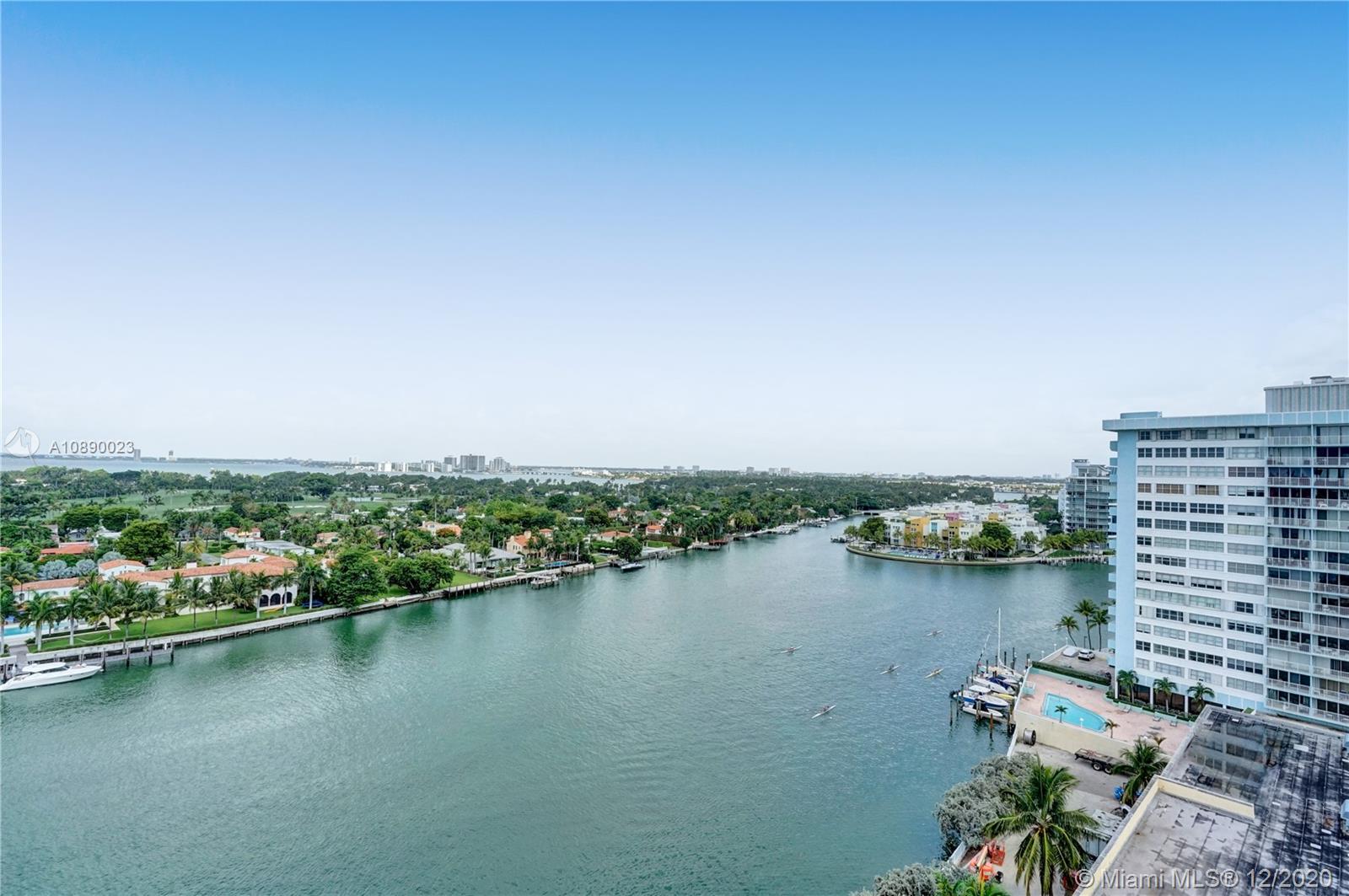 5750 Collins Avenue, Unit 15F Miami Beach, FL 33140 - Photo 48 of 65 an aerial view of ocean and residential houses with outdoor space
