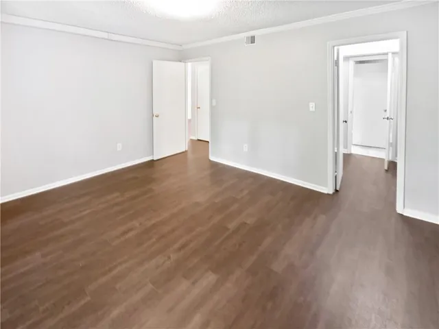 wooden floor in an empty room