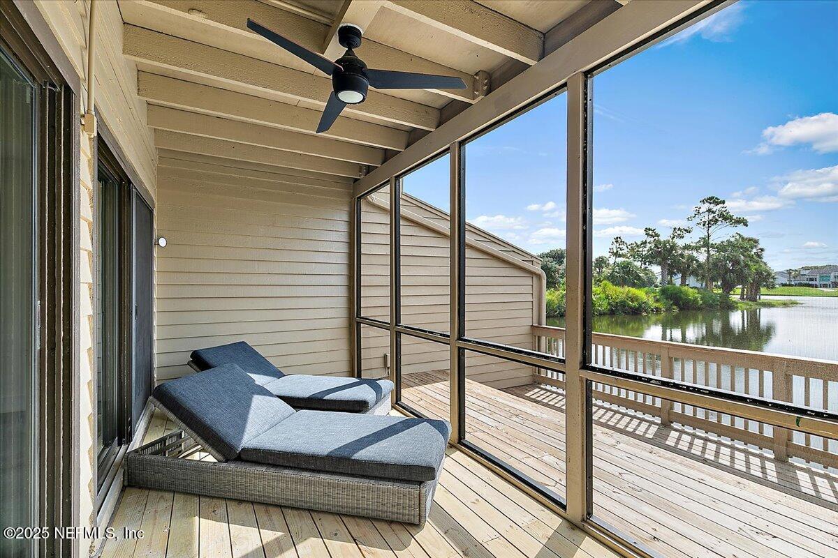 41 Fishermans Cove Road Ponte Vedra Beach, FL 32082 - Photo 7 of 36 a view of balcony with wooden floor