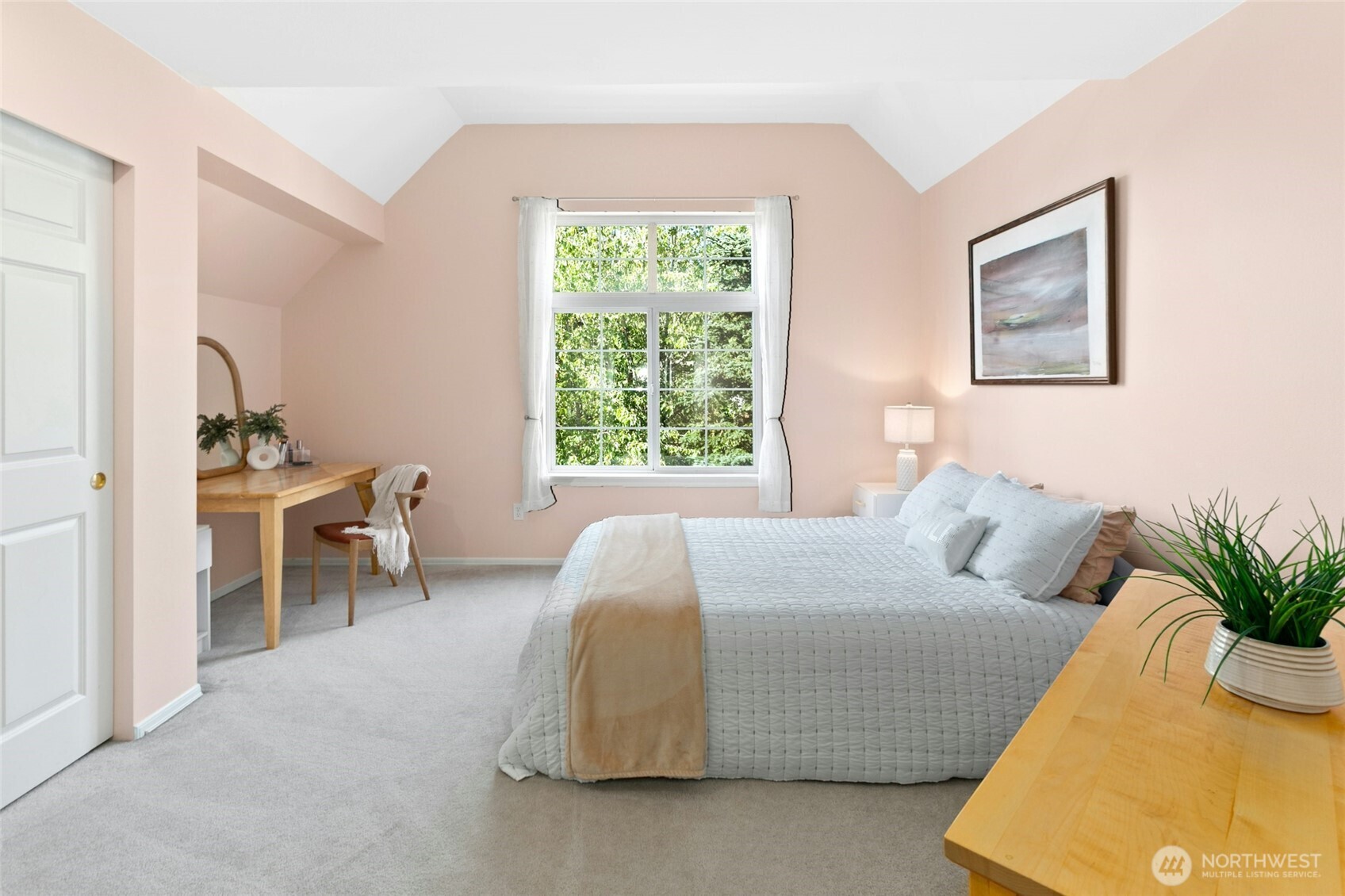 19033 29th Avenue Southeast Bothell, WA 98012 - Photo 24 of 40 a bedroom with a bed and a couch