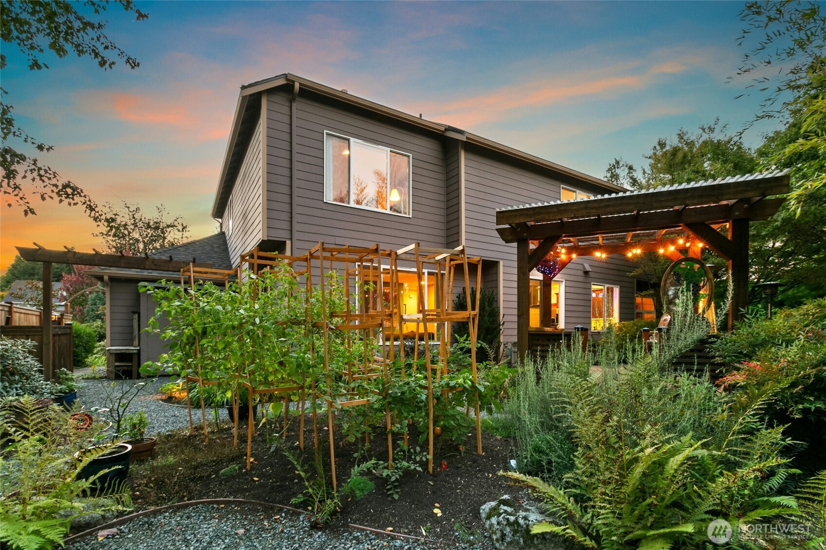 19033 29th Avenue Southeast Bothell, WA 98012 - Photo 40 of 40 a front view of a house with plants