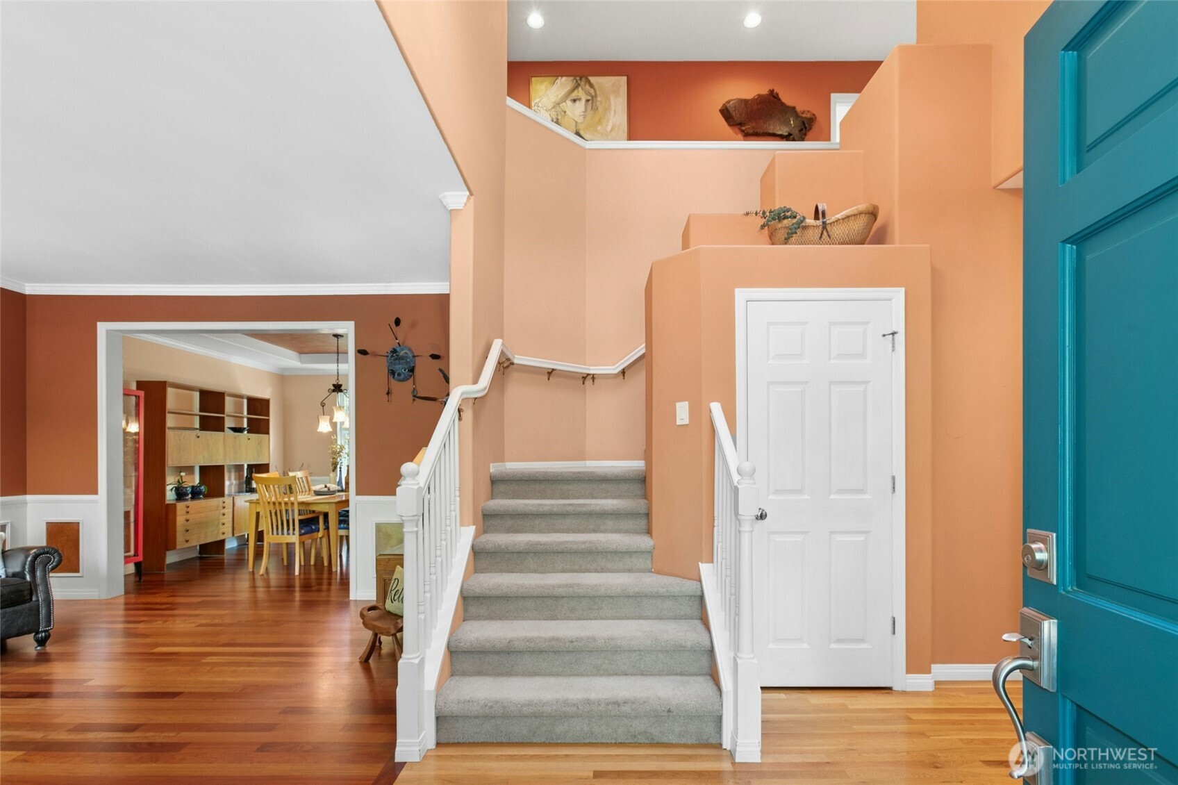 19033 29th Avenue Southeast Bothell, WA 98012 - Photo 7 of 40 a view of entryway and hall with wooden floor