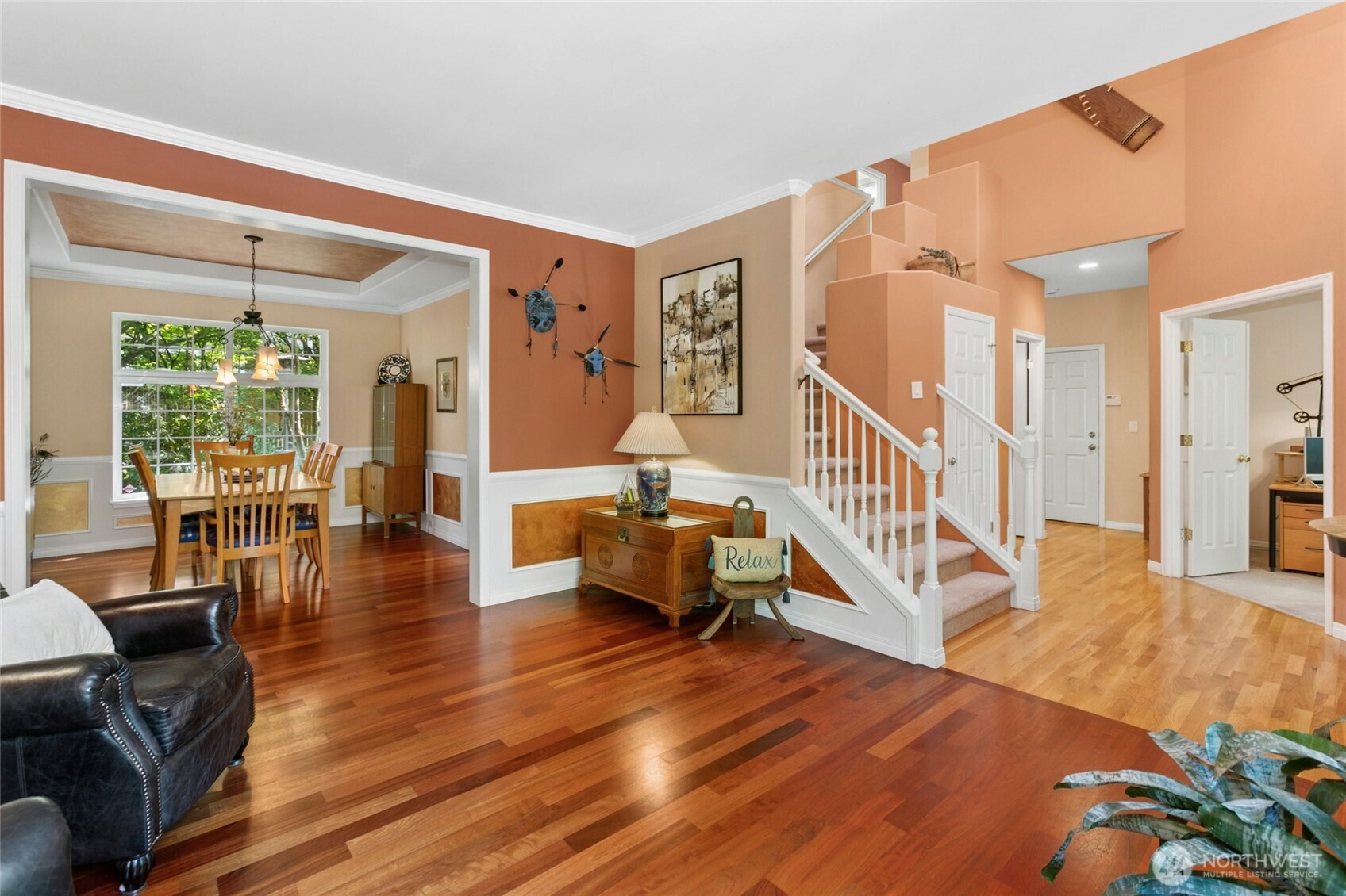 19033 29th Avenue Southeast Bothell, WA 98012 - Photo 9 of 40 a living room with furniture and a wooden floor