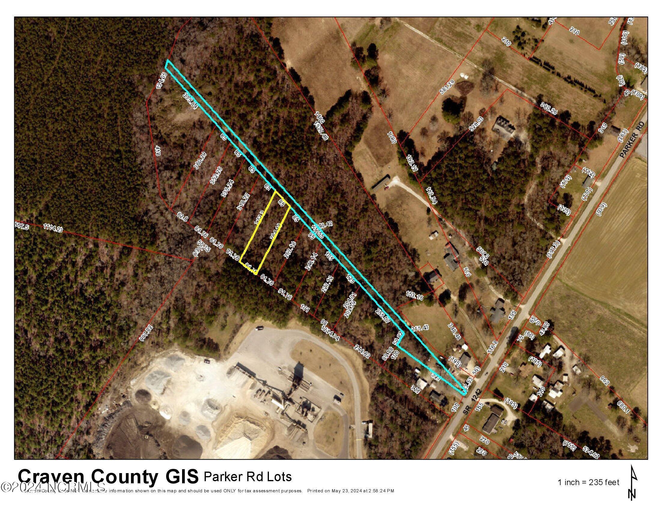 Tbd Parker Road New Bern, NC 28562 - Photo 1 of 2 Parker Rd property lots_Sat View-2