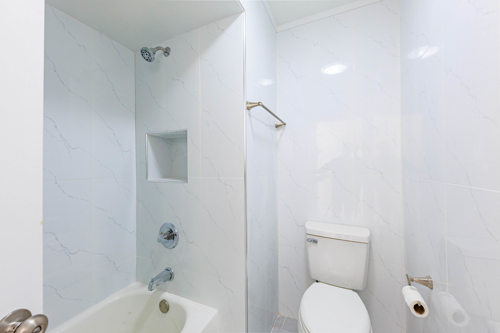 1224 West Whytecliff Road Palatine, IL 60067 - Photo 25 of 50 a bathroom with a toilet and a bathtub