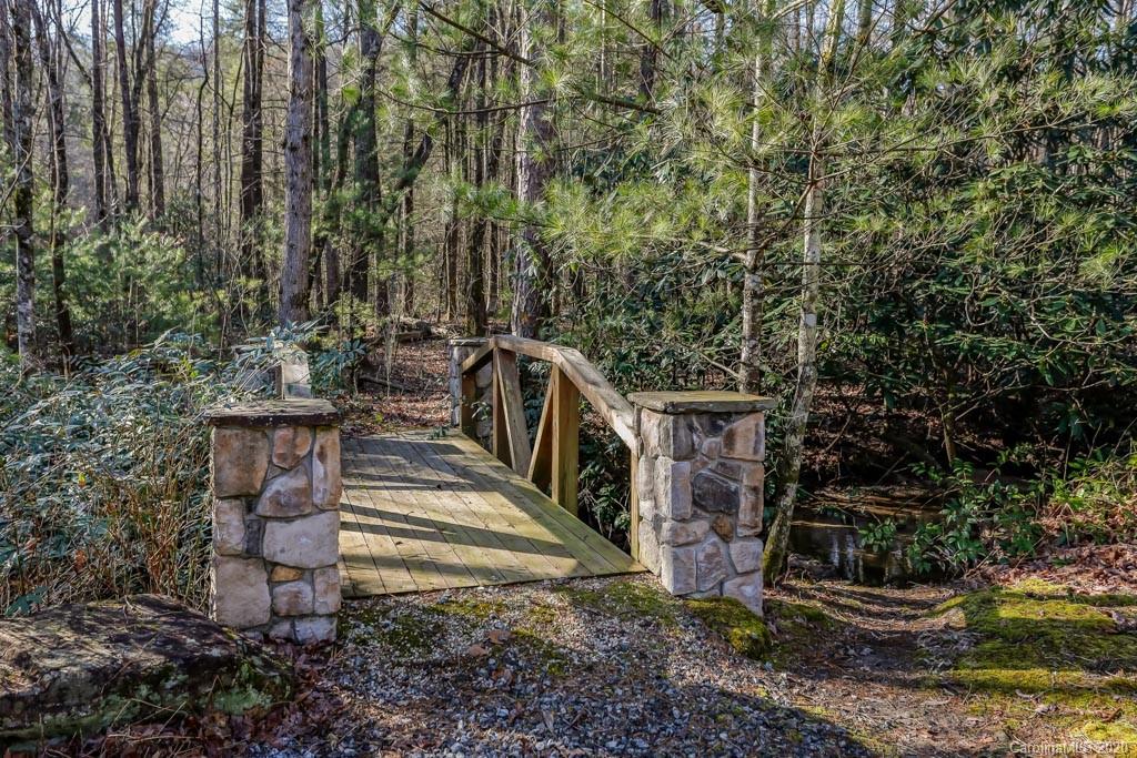 997 Proctor Road Lake Lure, NC 28746 - Photo 4 of 40 a view of a house with backyard and trees