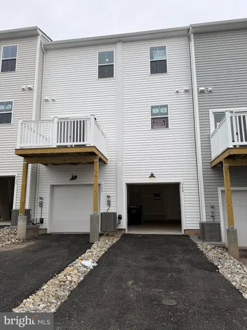 a front view of a house with entryway