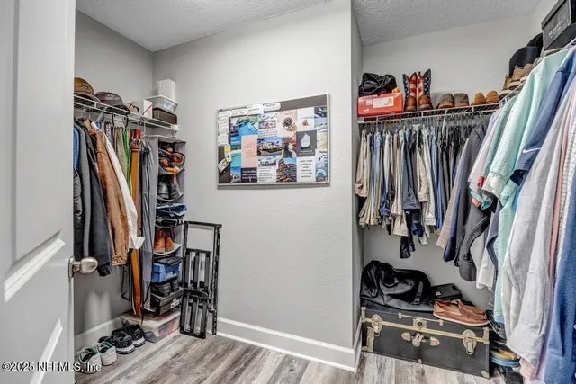 a view of backyard with green space