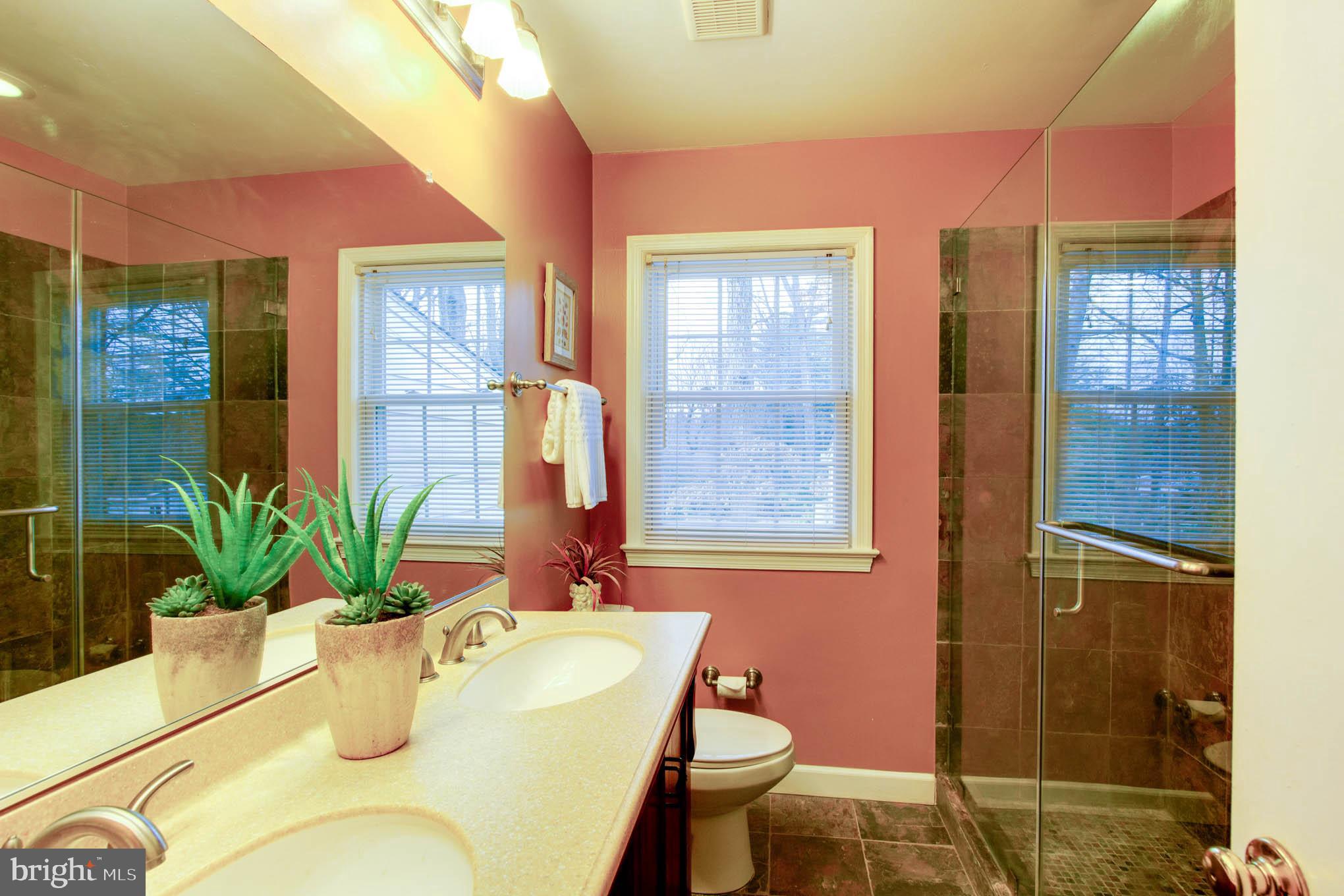 7309 Pinecastle Road Falls Church, VA 22043 - Photo 29 of 57 Remodeled hall bath with double vanity.