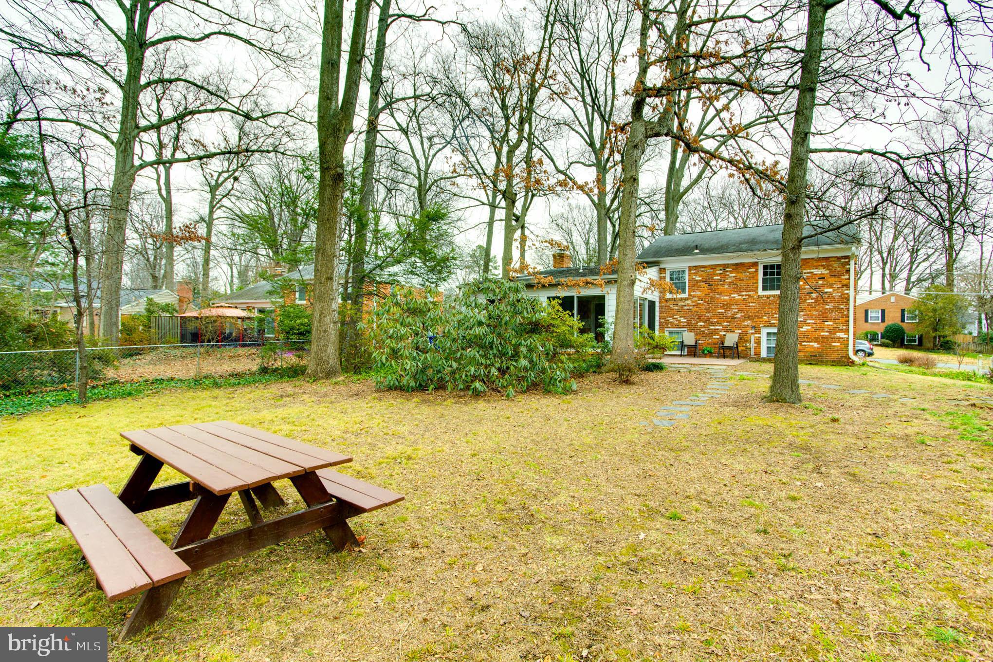 7309 Pinecastle Road Falls Church, VA 22043 - Photo 54 of 57 Love this view looking from backyard toward home!