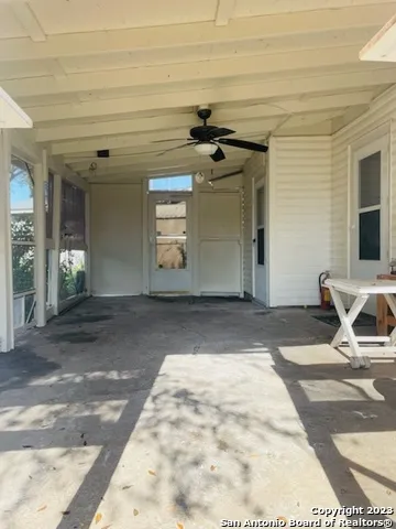 a view of a entryway door of the house