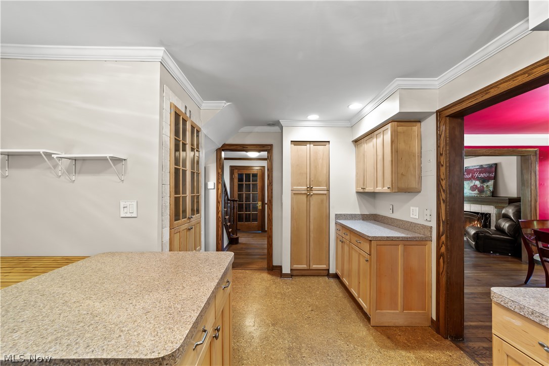 1237 Yellowstone Road Cleveland, OH 44121 - Photo 12 of 48 Kitchen featuring crown molding