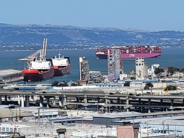 a picture of a park with a door