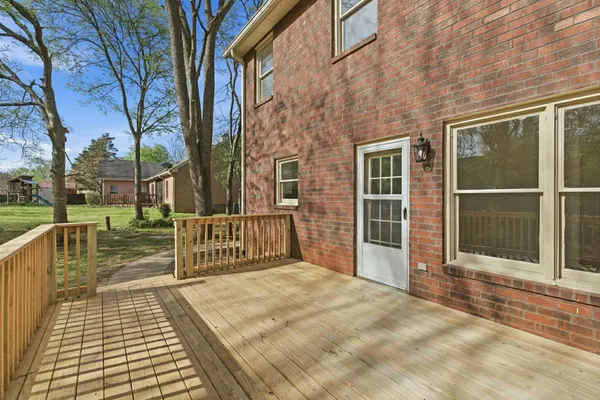 a view of a house with a large window