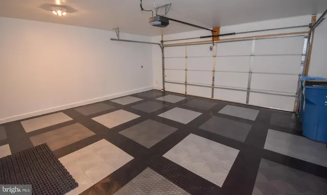 a view of a room that has a table in it