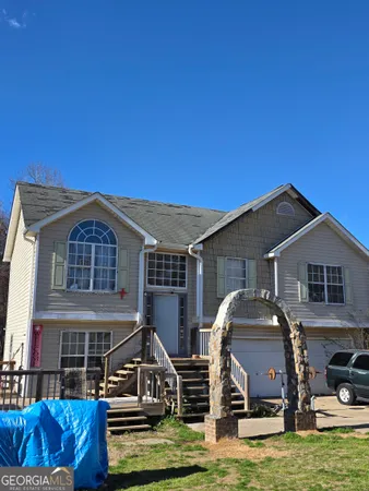 a view of a house with pool