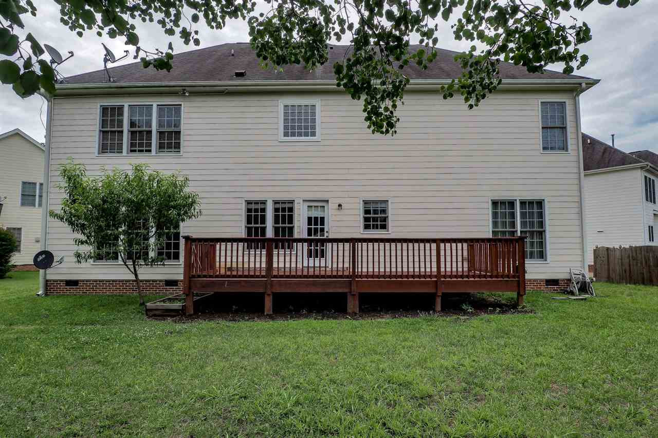 8321 Hardeth Way Raleigh, NC 27616 - Photo 11 of 11 This home has a LARGE backyard with HUGE deck and enough room for kids and pets to play. Exterior Back