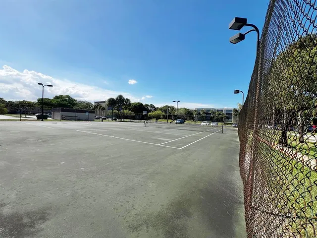 a view of a basketball court